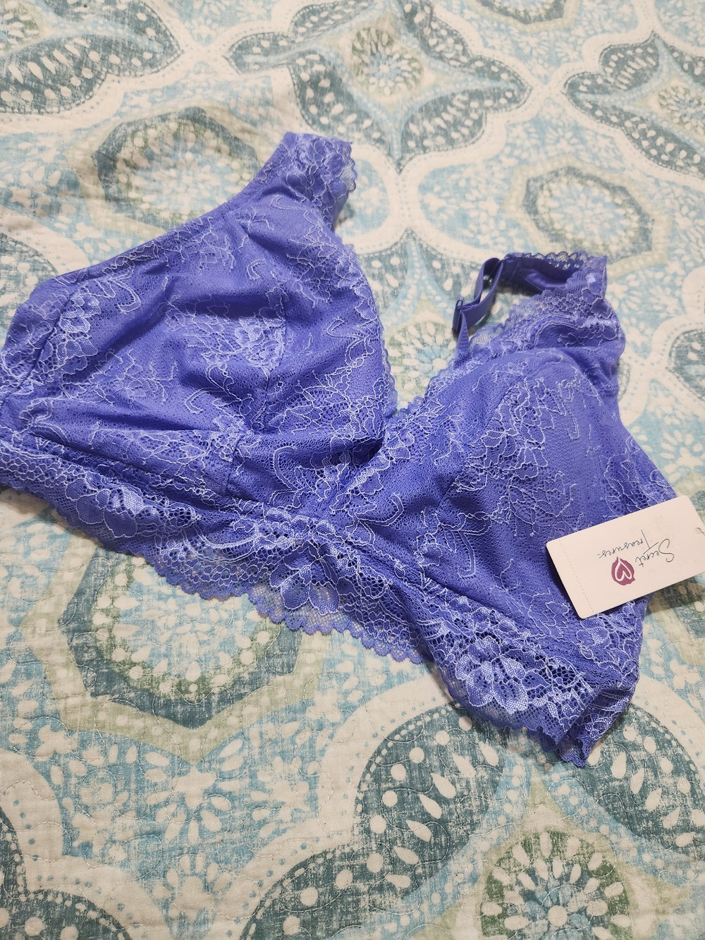 Secret Treasures Violet Lace Bralette